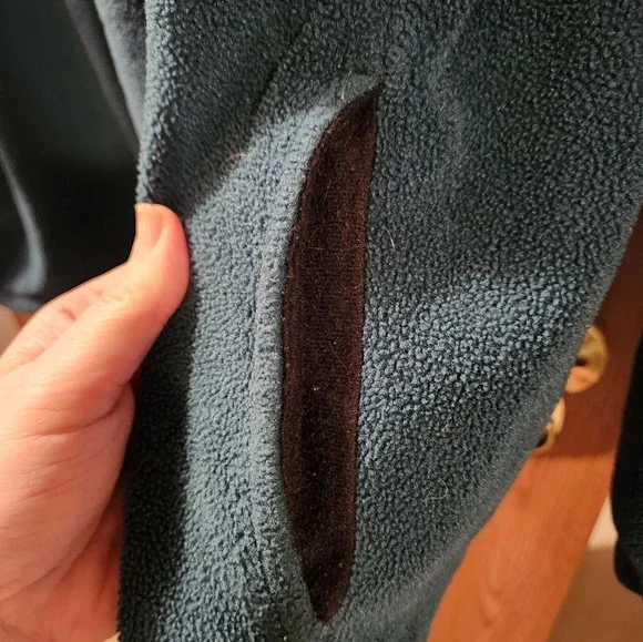 Eddie Bauer Men's XL Dark Hunter Green Fleece Pullover - Picture 7 of 10